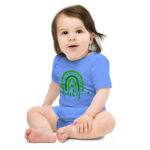 st. patrick's day baby short sleeve one piece