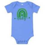 st. patrick's day baby short sleeve one piece