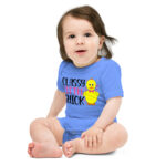 classy little chick, easter baby short sleeve one piece