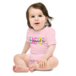 easter squad baby short sleeve one piece