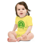 st. patrick's day baby short sleeve one piece