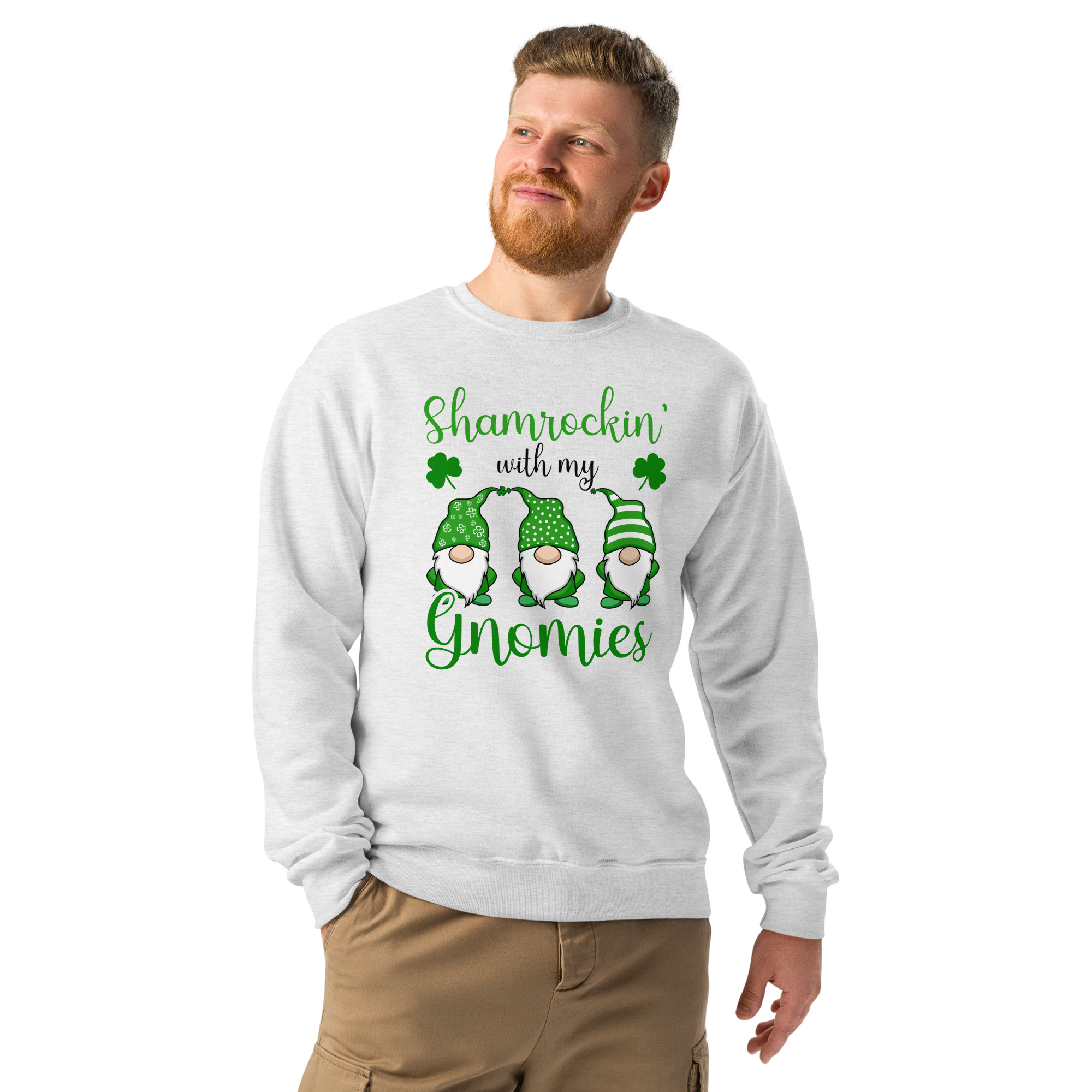 st. patrick's day crew neck sweatshirt