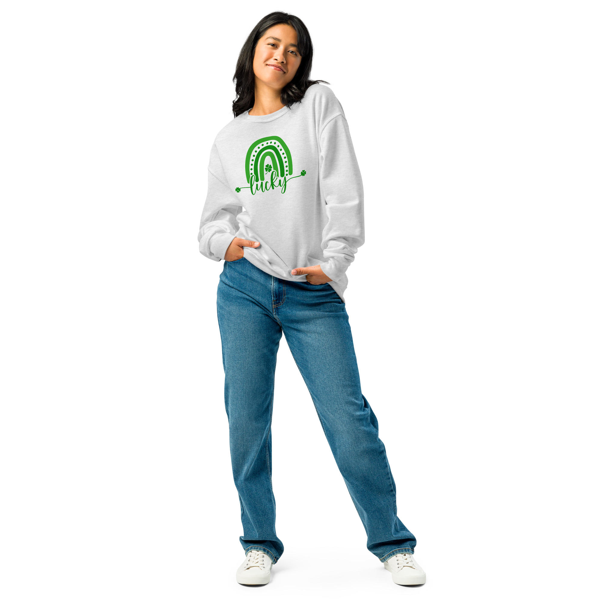 st. patrick's day crew neck sweatshirt