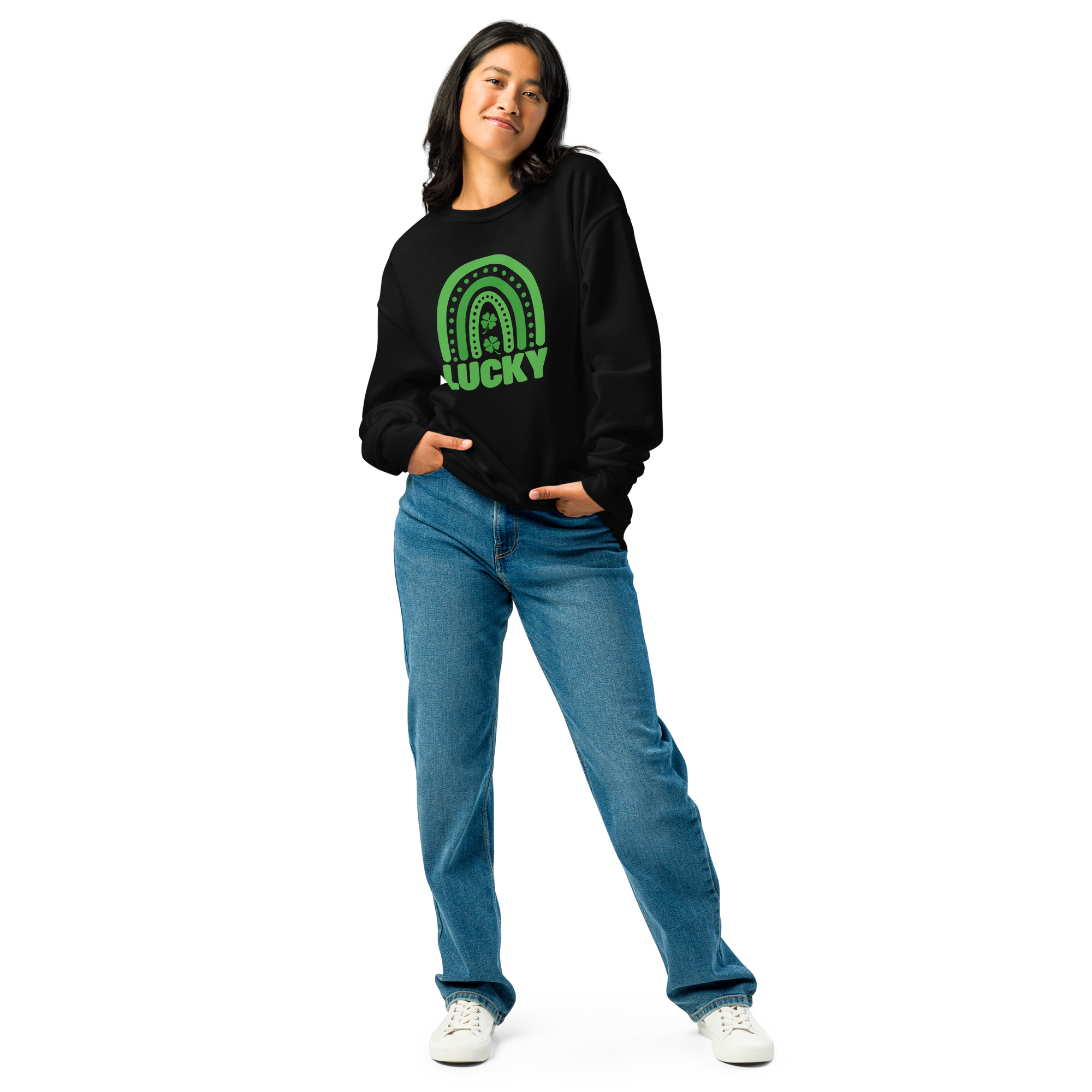 st. patrick's day crew neck sweatshirt