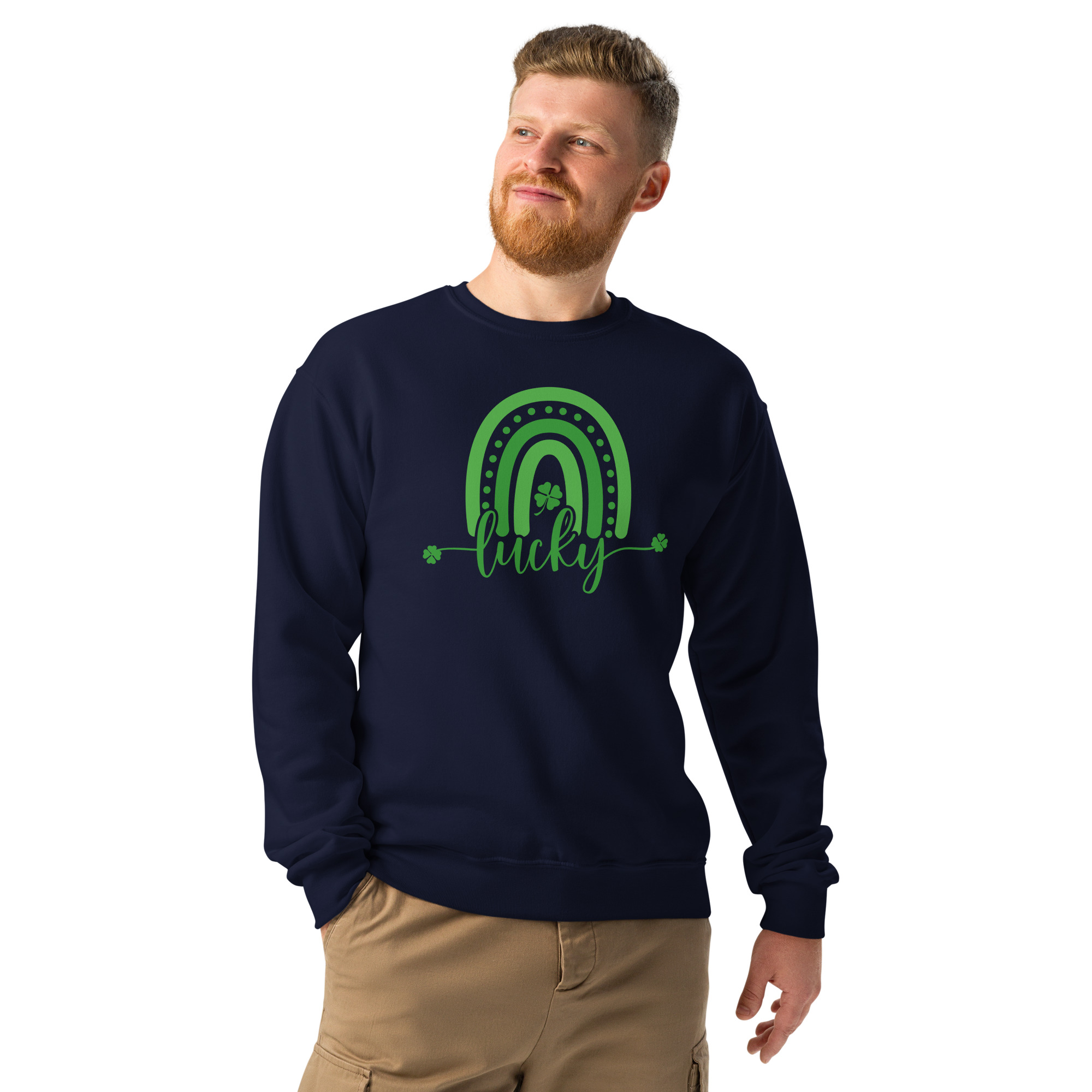 st. patrick's day crew neck sweatshirt