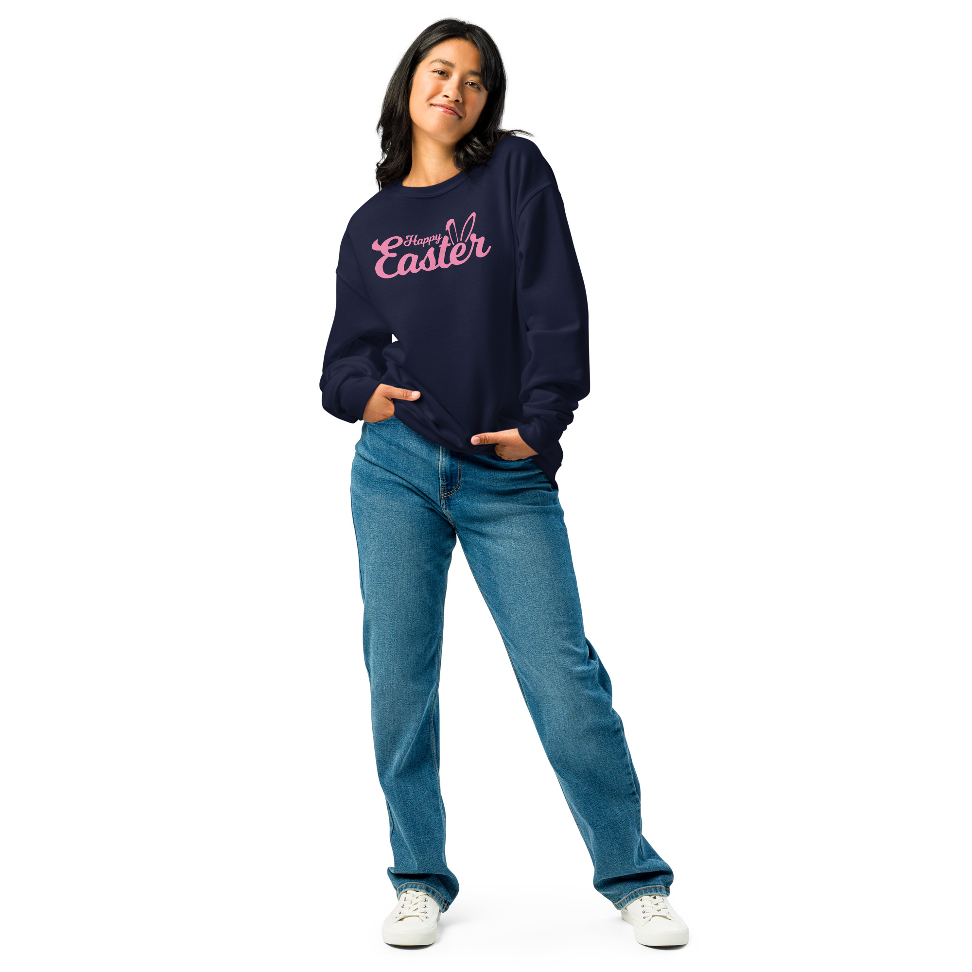 happy easter unisex crew neck sweatshirt