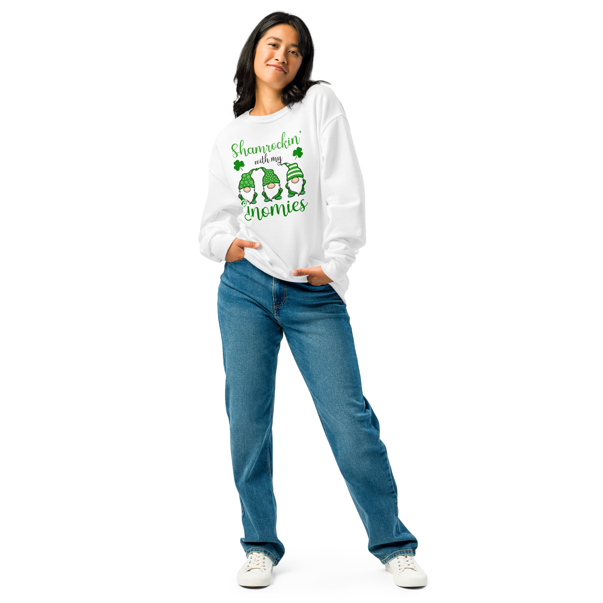 st. patrick's day crew neck sweatshirt