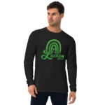 st. patrick's day long sleeve fitted crew
