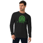 st. patrick's day long sleeve fitted crew
