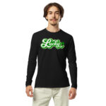 st. patrick's day long sleeve fitted crew
