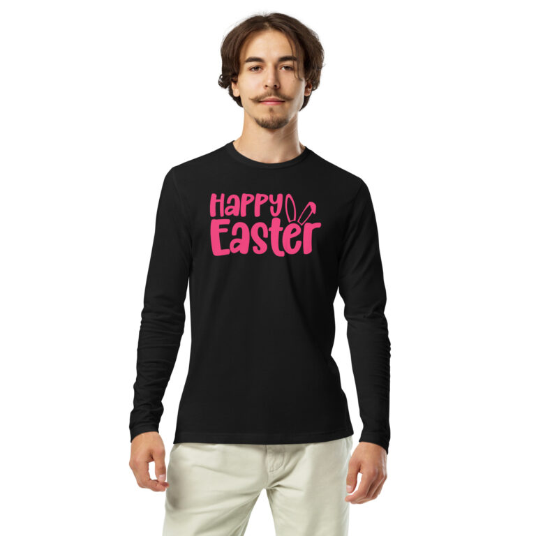 Easter day, Easter shirts, Long Sleeve Fitted Crew Tee
