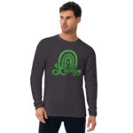 st. patrick's day long sleeve fitted crew