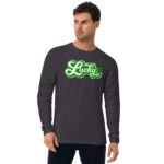 st. patrick's day long sleeve fitted crew