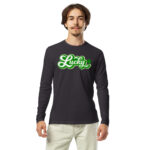 st. patrick's day long sleeve fitted crew