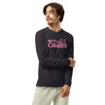 easter day, easter holiday, men's long sleeve fitted crew tee