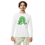 st. patrick's day long sleeve fitted crew