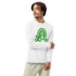 st. patrick's day long sleeve fitted crew