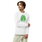 st. patrick's day long sleeve fitted crew