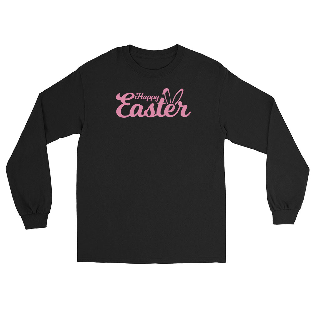 happy easter men’s long sleeve shirt