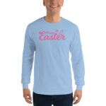 happy easter men’s long sleeve shirt