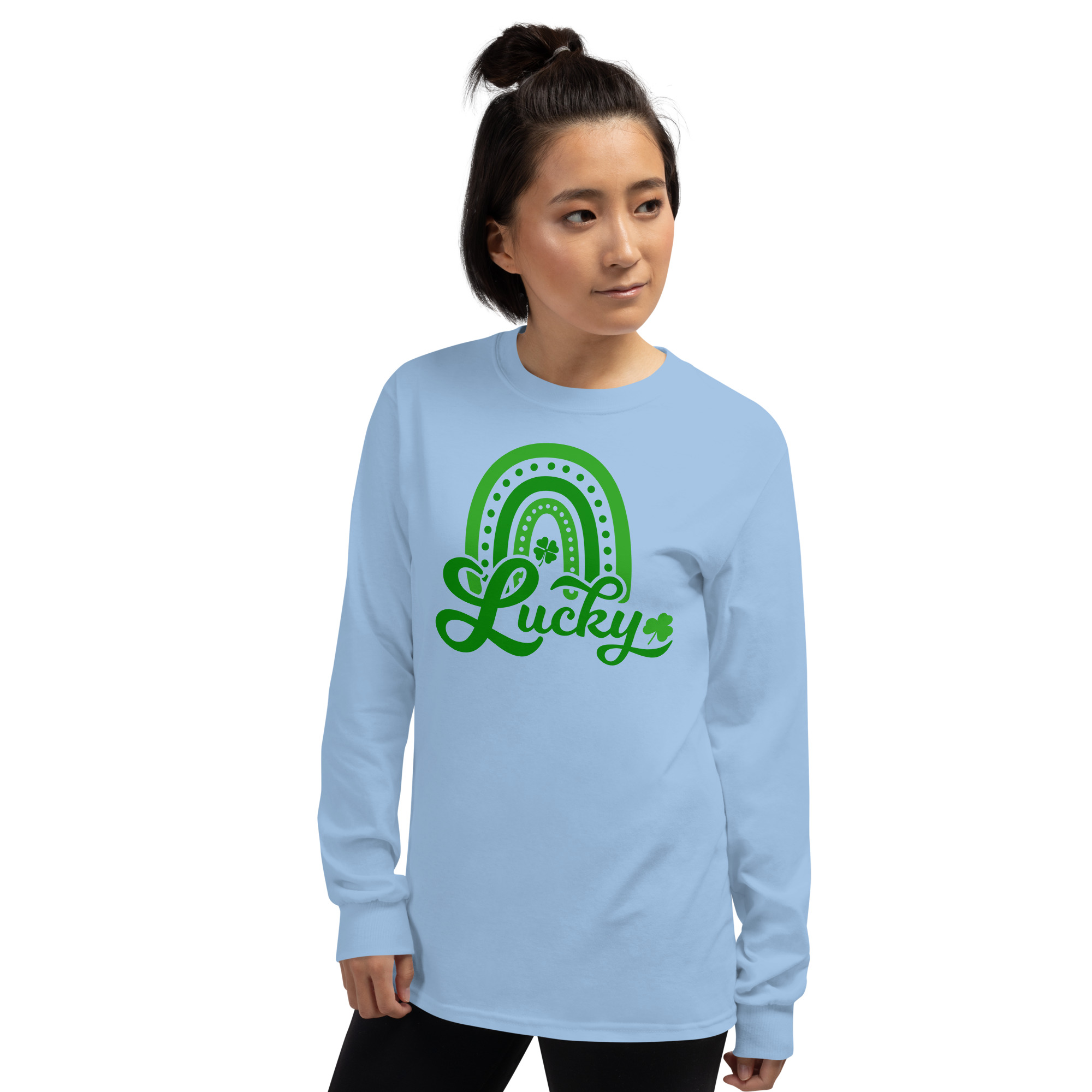 st. patrick's day men’s long sleeve shirt