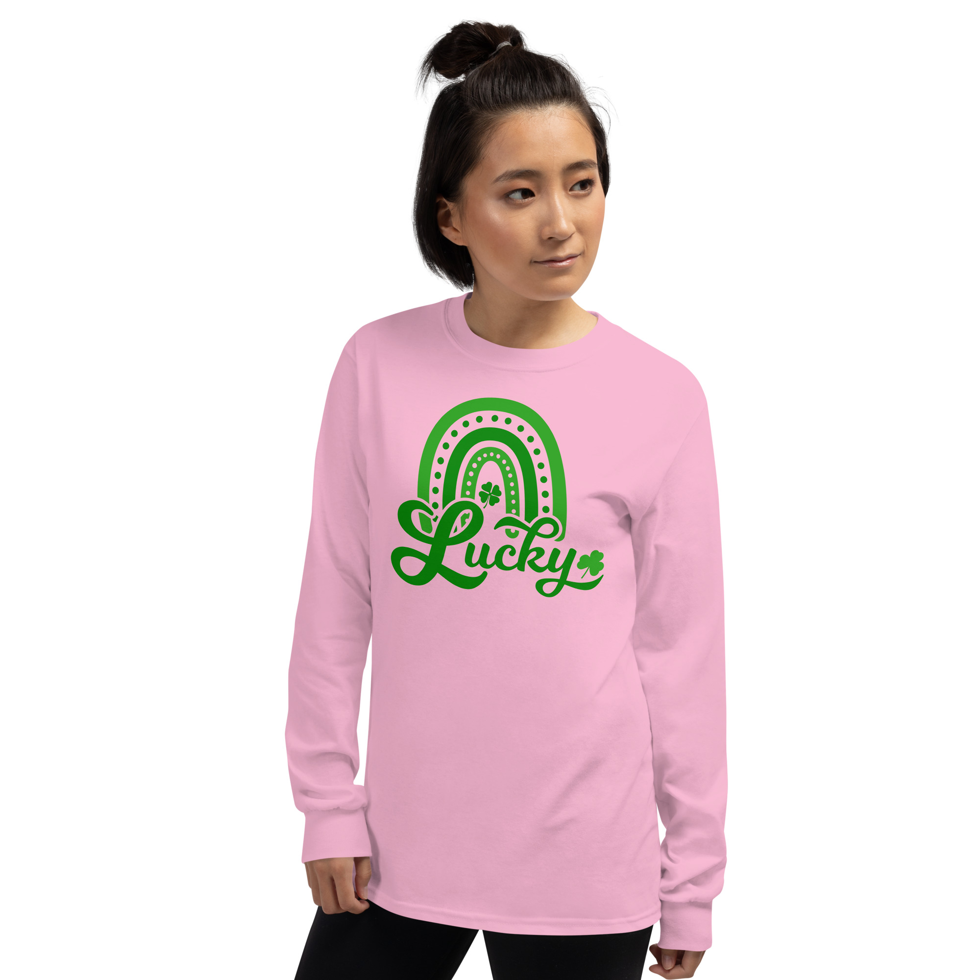 st. patrick's day men’s long sleeve shirt
