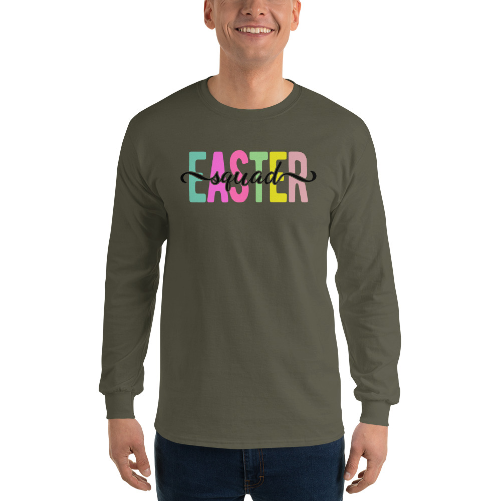 easter squad men’s long sleeve shirt