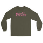 happy easter men’s long sleeve shirt