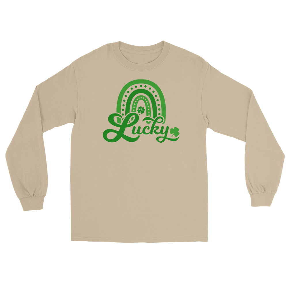 st. patrick's day men’s long sleeve shirt