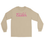 happy easter men’s long sleeve shirt