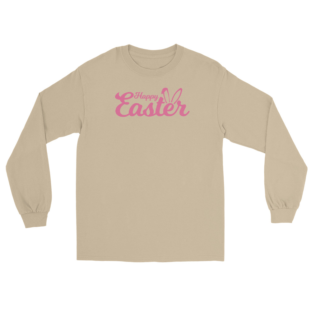 happy easter men’s long sleeve shirt