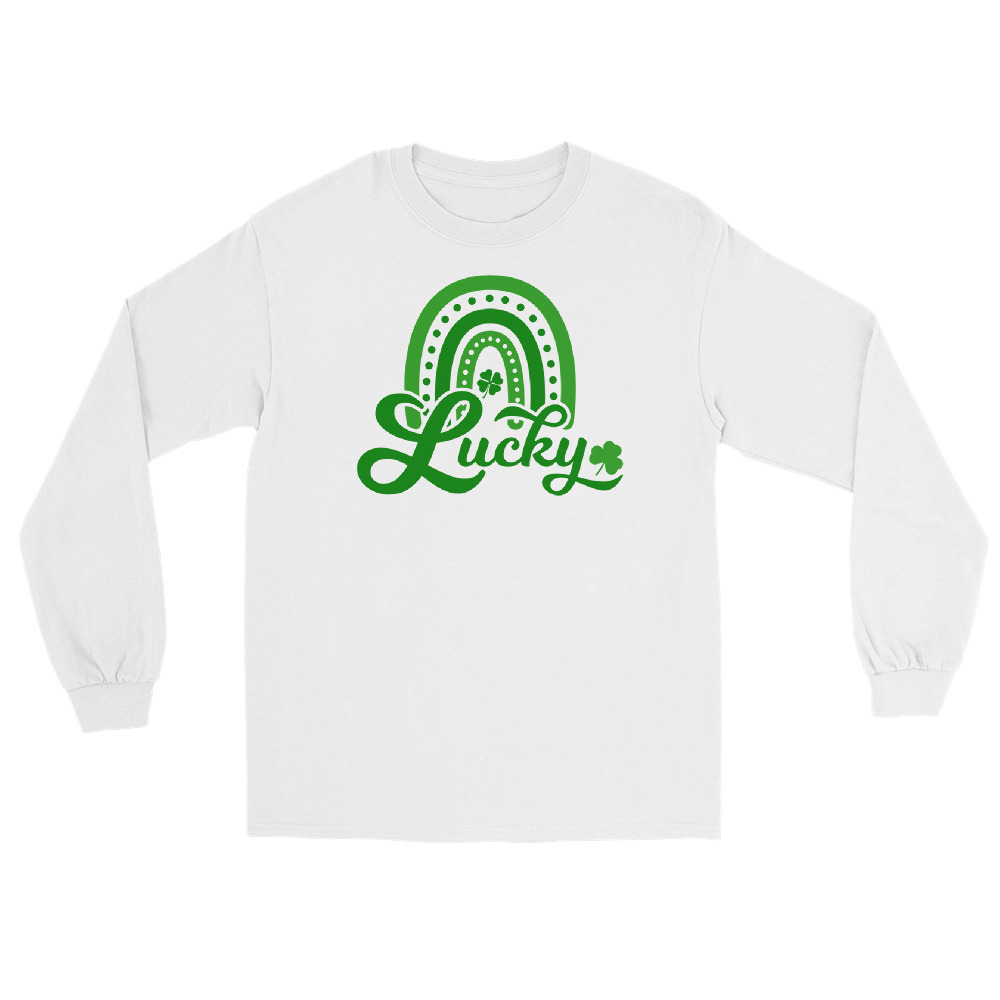 st. patrick's day men’s long sleeve shirt