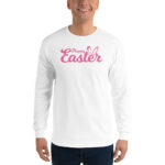 happy easter men’s long sleeve shirt