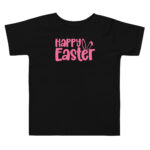 happy easter toddler short sleeve tee