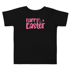 happy easter toddler short sleeve tee