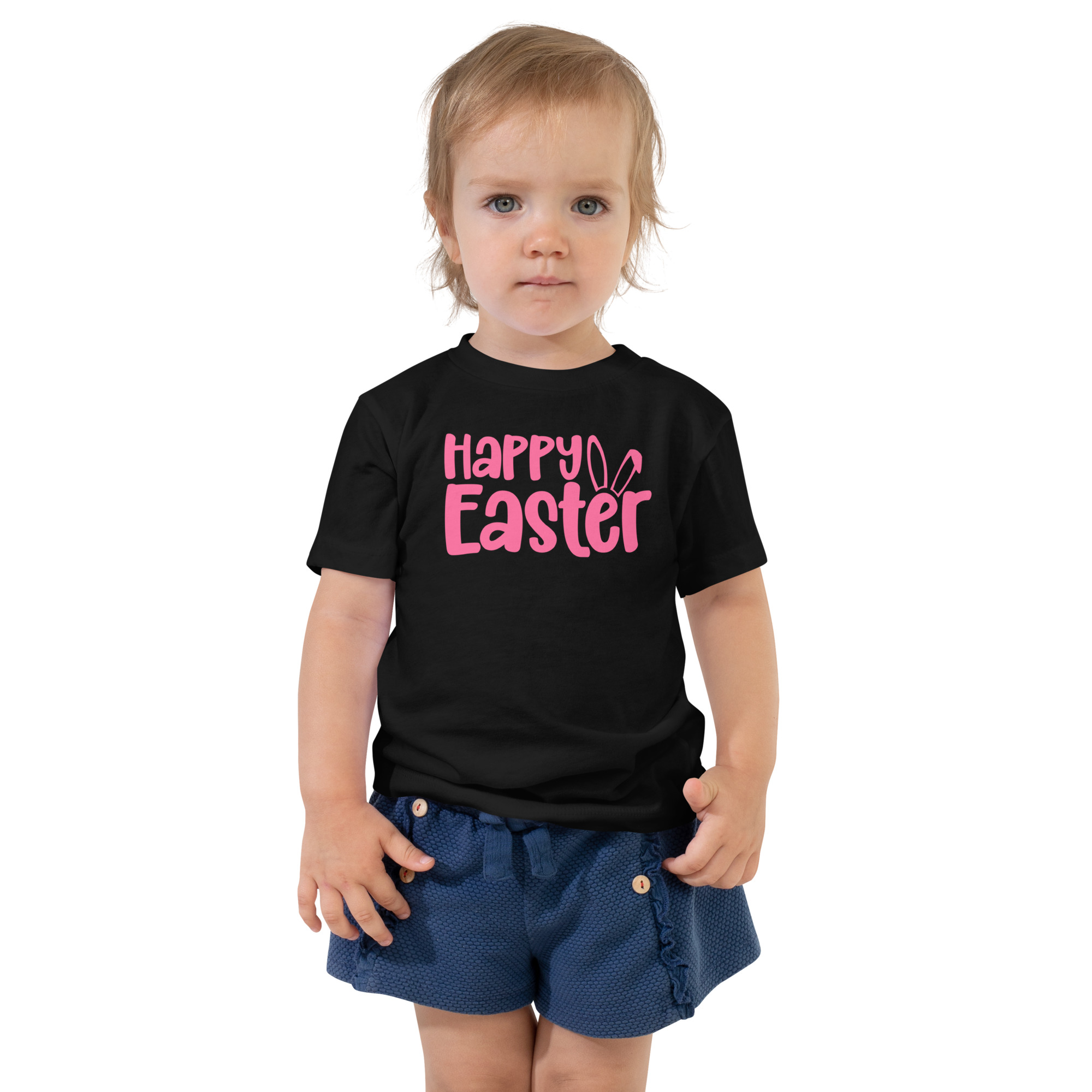 happy easter toddler short sleeve tee