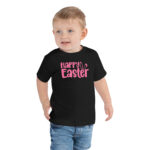 happy easter toddler short sleeve tee