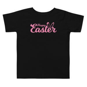 happy easter toddler short sleeve tee