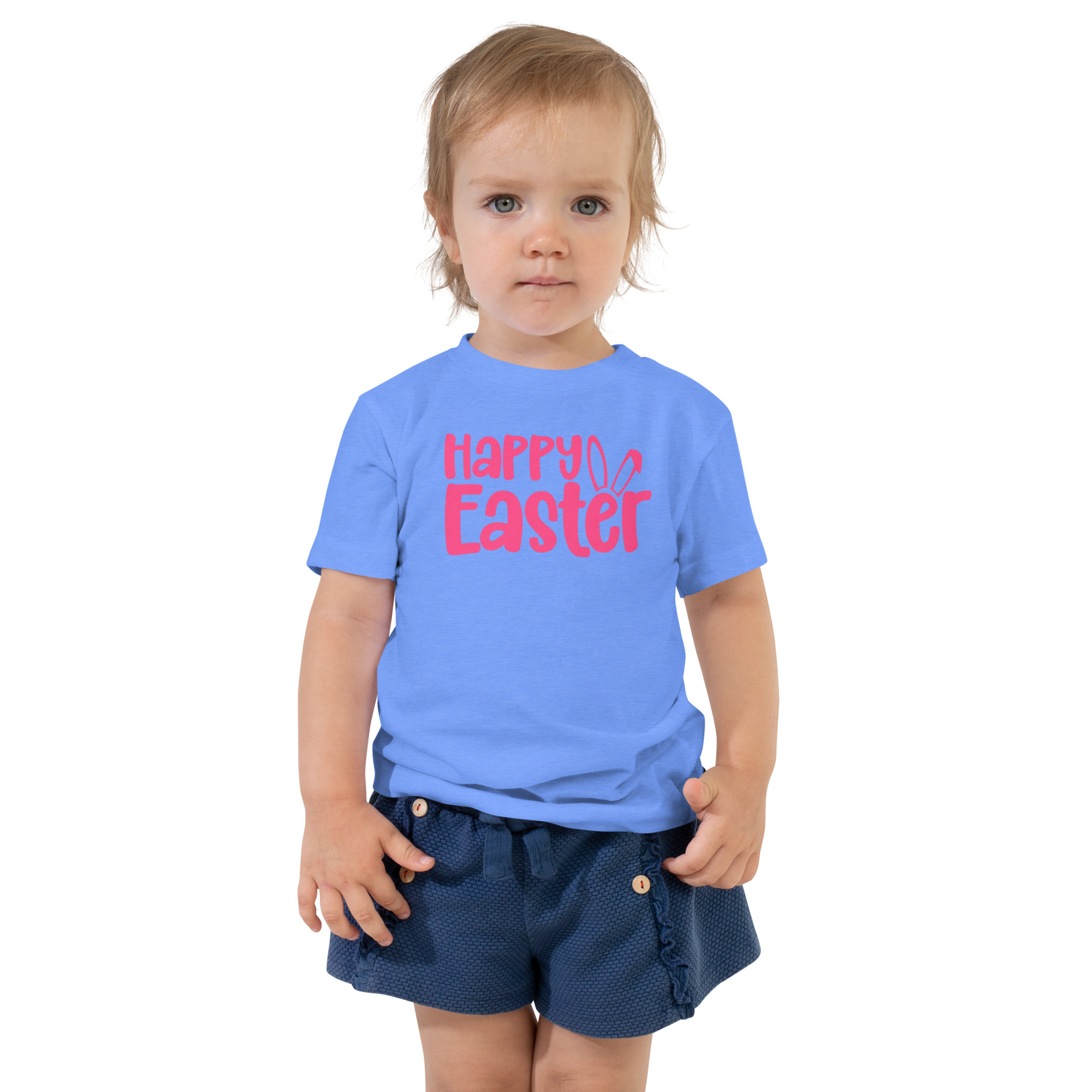 happy easter toddler short sleeve tee