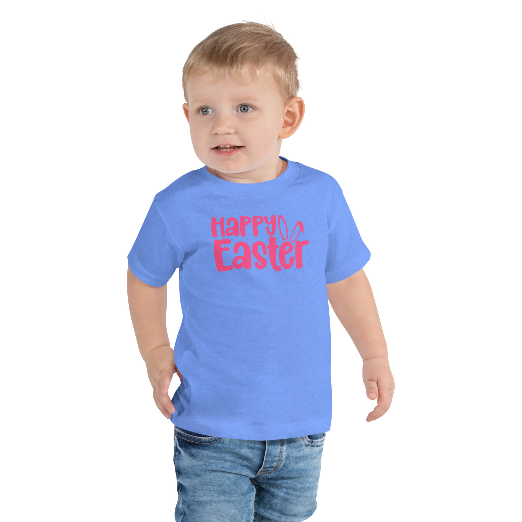 happy easter toddler short sleeve tee