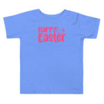 happy easter toddler short sleeve tee