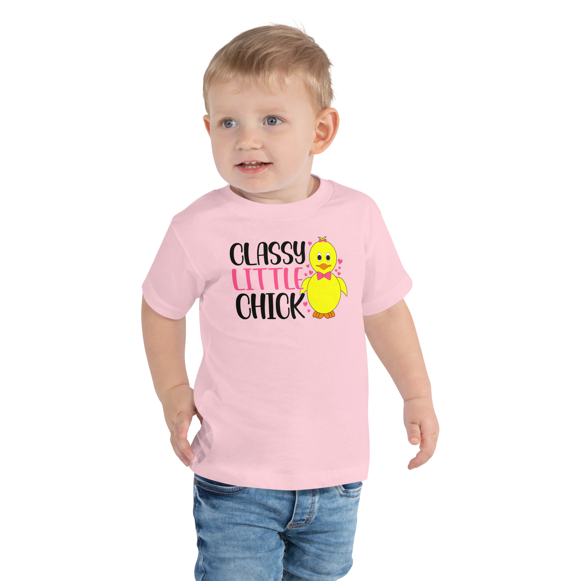 classy little chick, easter toddler short sleeve tee