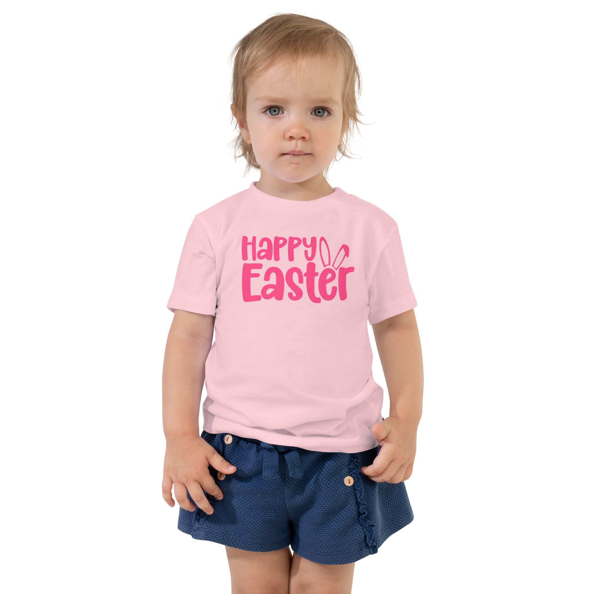 happy easter toddler short sleeve tee