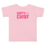 happy easter toddler short sleeve tee