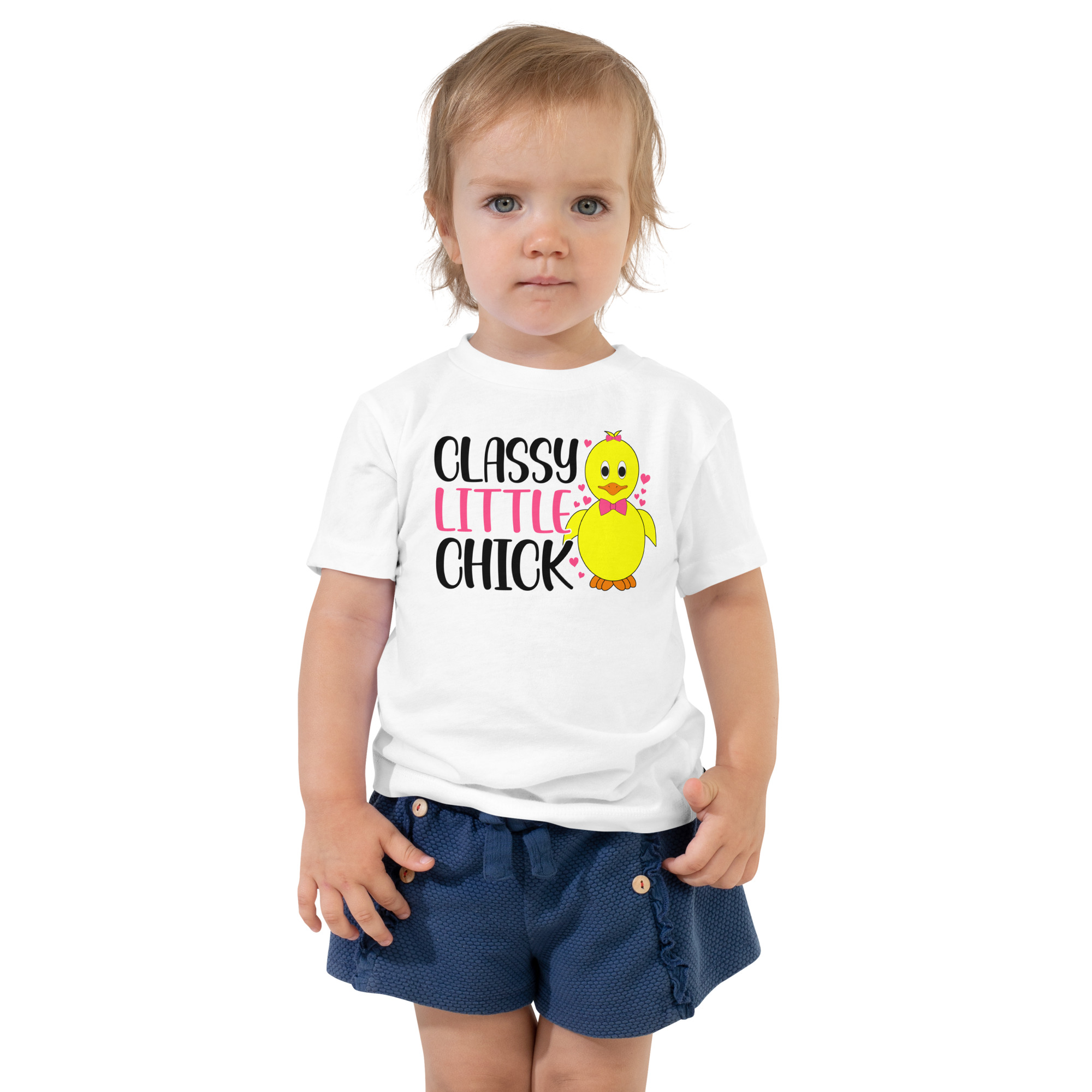 classy little chick, easter toddler short sleeve tee