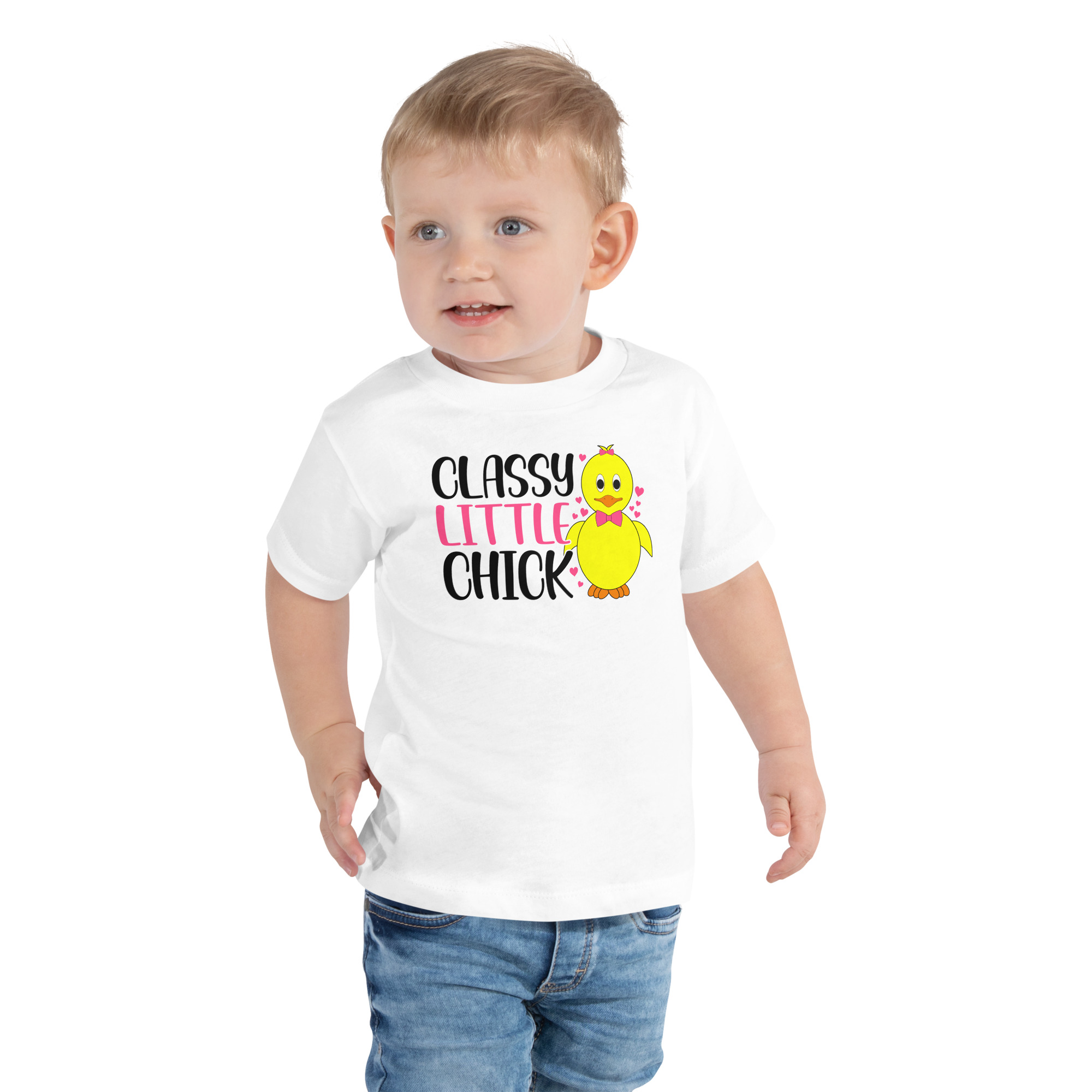 classy little chick, easter toddler short sleeve tee
