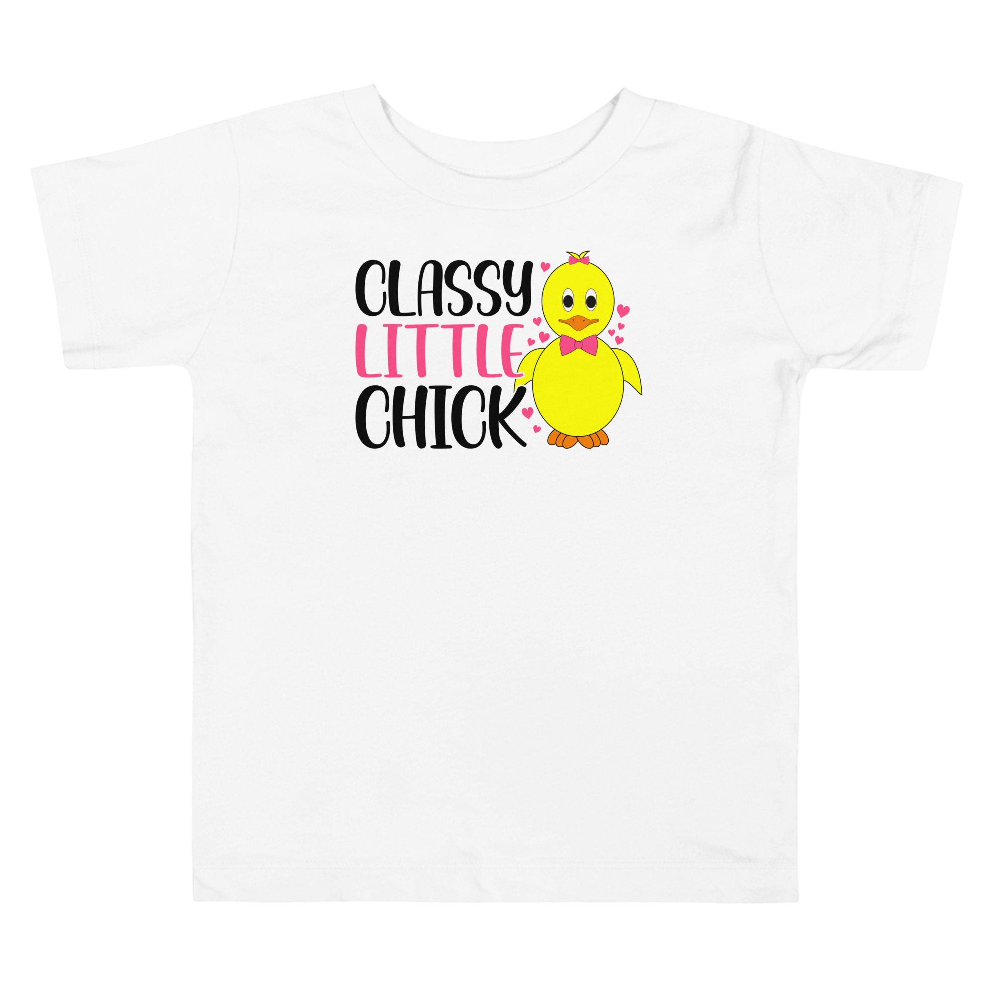 classy little chick, easter toddler short sleeve tee