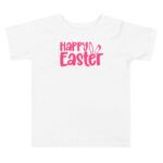 happy easter toddler short sleeve tee