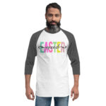 easter squad 3/4 sleeve raglan shirt