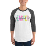 easter squad 3/4 sleeve raglan shirt